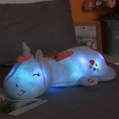 Bright Magical Unicorn Plush Toy with Lights