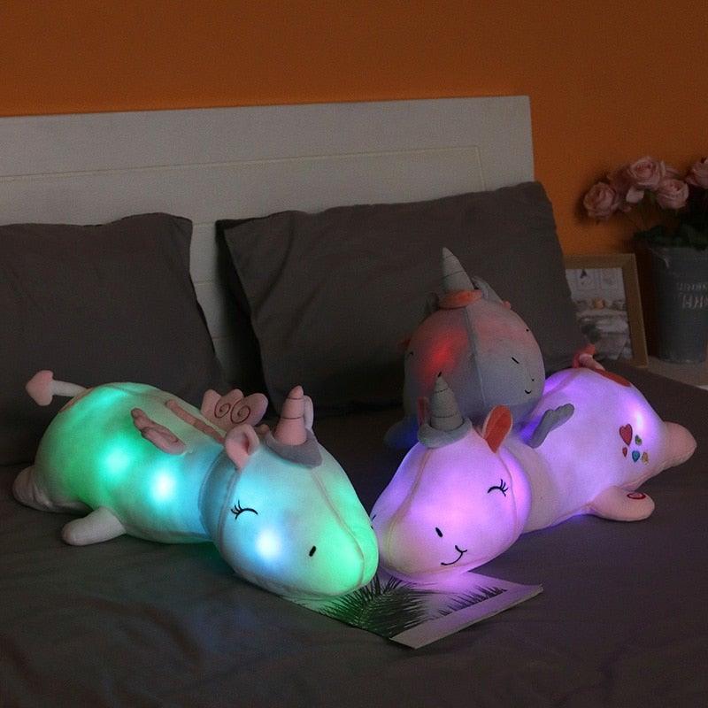 Bright Magical Unicorn Plush Toy with Lights