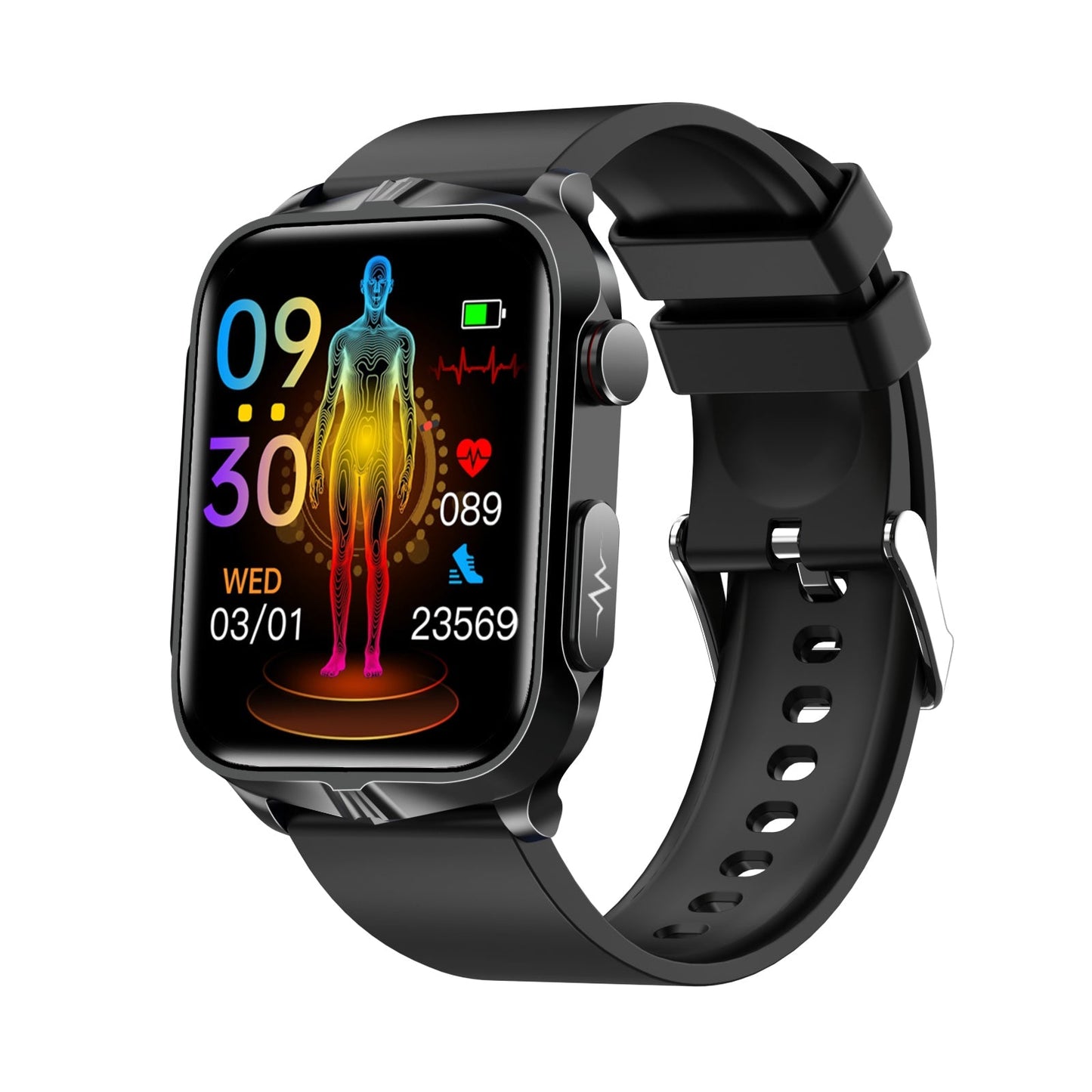 Advanced Smartwatch with Blood Pressure Heart Rate Monitor - Luxicro