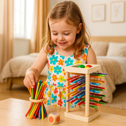 Fun Wooden Ball Maze Skill Toy