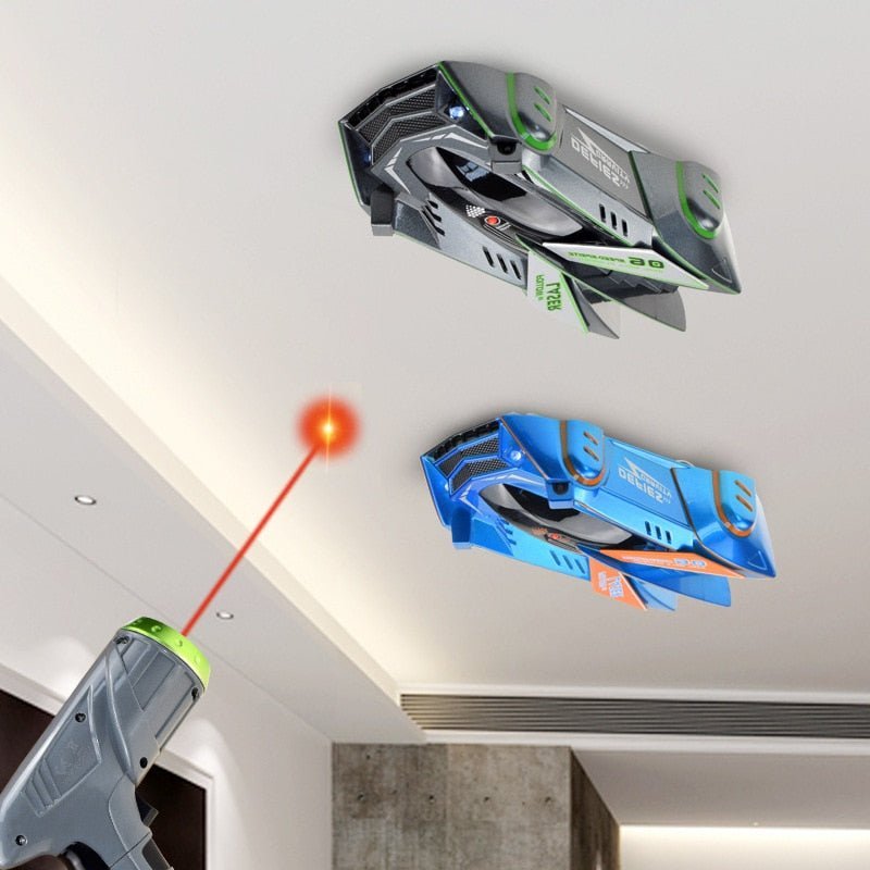 Fast Remote Control Wall Climber Toy Car with Laser