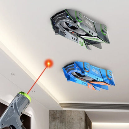 Fast Remote Control Wall Climber Toy Car with Laser
