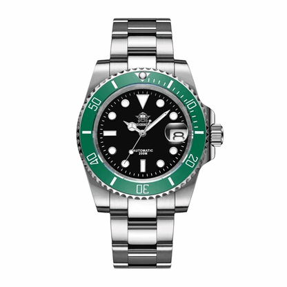 Waterproof 41mm Automatic Diving Watch - Sapphire Glass, Ceramic Bezel