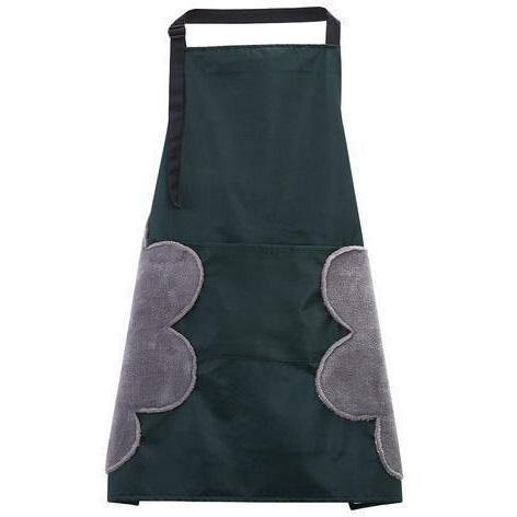 Convenient Cooking Apron with Attached Towels