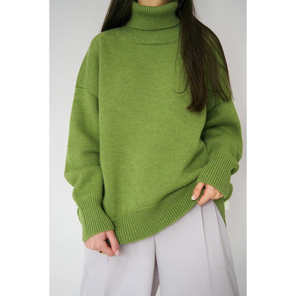Cozy Long Sleeve Turtleneck Winter Sweater