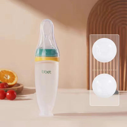 Baby Feeding Bottle with Gentle Spoon