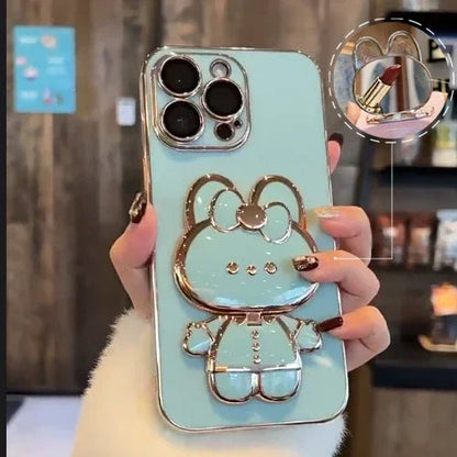 Cute 3D Rabbit Korean Design iPhone Cover - Luxicro