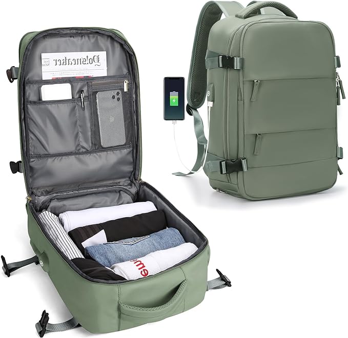Durable Hiking Backpack with Built-in USB Port