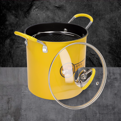 Space Saving Home Electric Fryer Pot - Luxicro