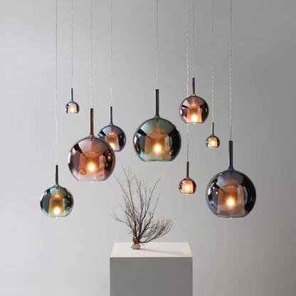 Classic Glass Hanging Light for Dining Room
