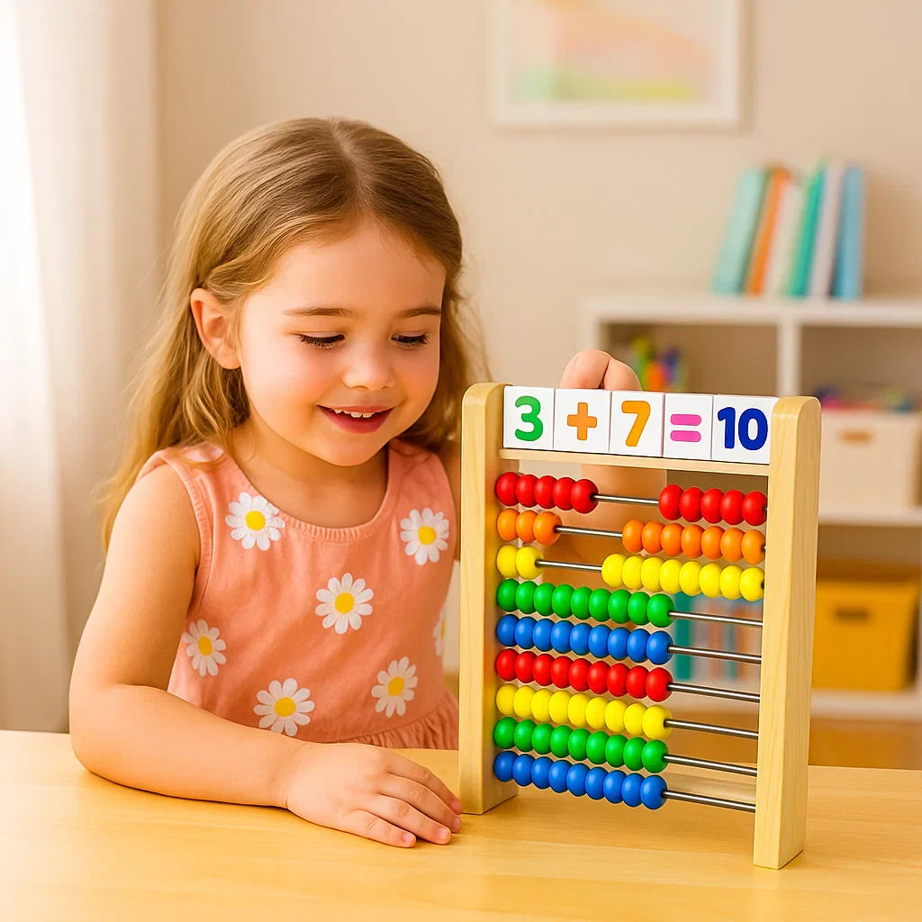 Wooden Number Learning Frame for Kids