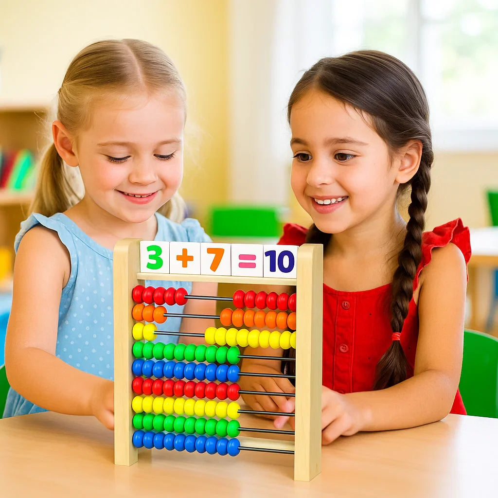 Wooden Number Learning Frame for Kids