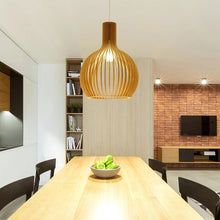 Country Style Wood Pendant Light - Luxicro