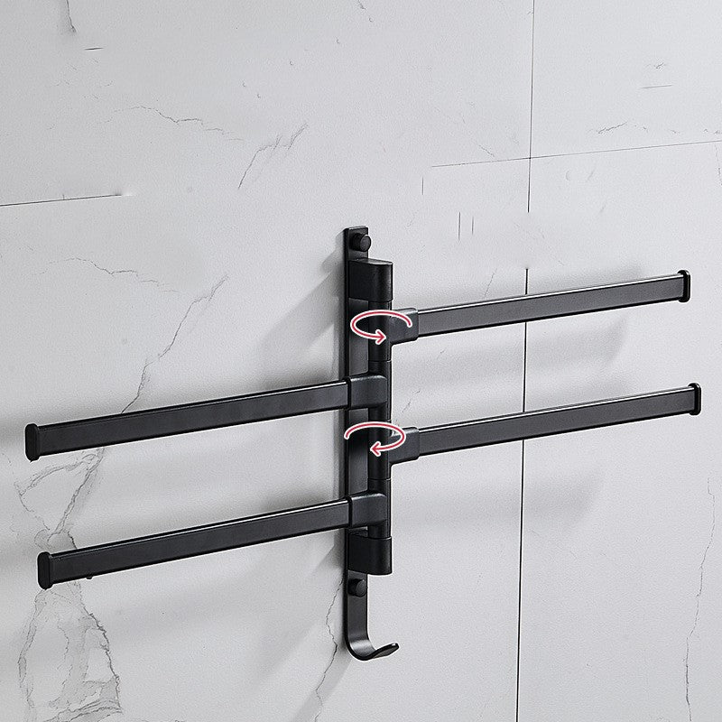 Sleek Wall Mount Towel Storage Rack