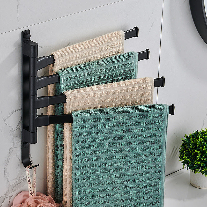 Sleek Wall Mount Towel Storage Rack