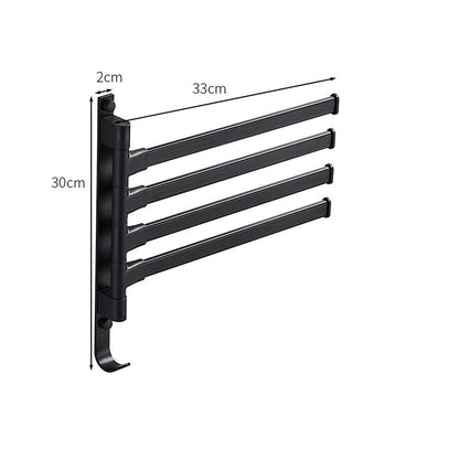 Sleek Wall Mount Towel Storage Rack