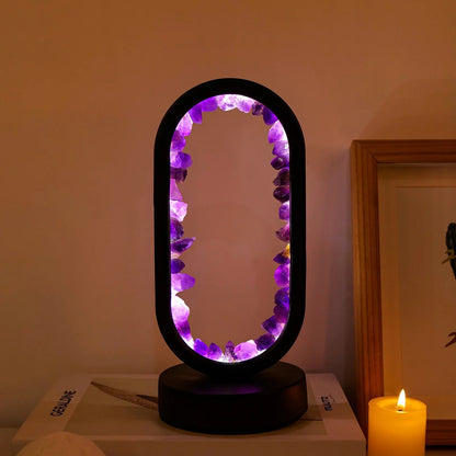 Luxurious Amethyst Desk Light - Luxicro