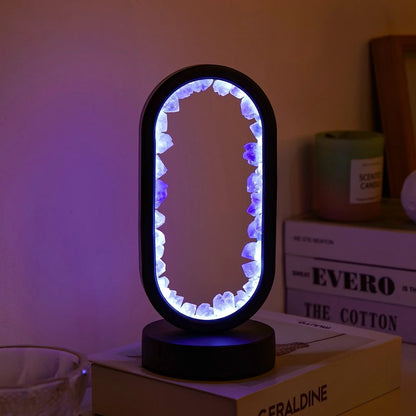 Luxurious Amethyst Desk Light