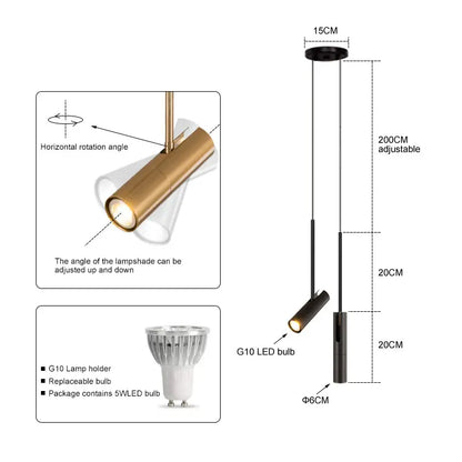 Modern Pendant LED Light Fixture