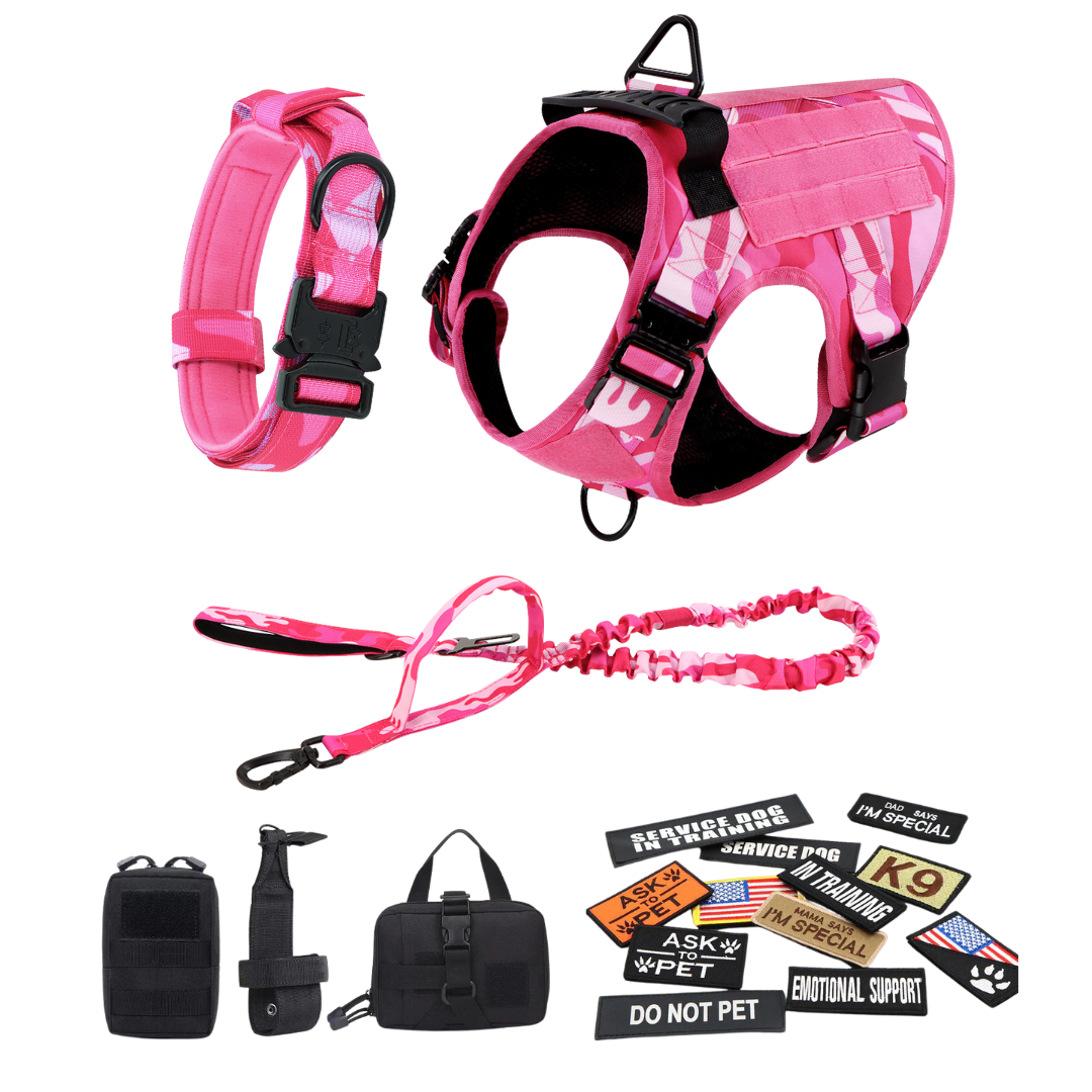Durable Dog Vest Harness With Front Clip And Back Handle