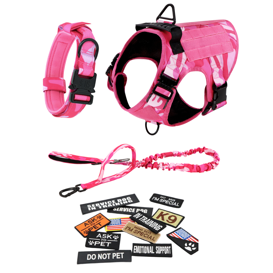 Durable Dog Vest Harness With Front Clip And Back Handle
