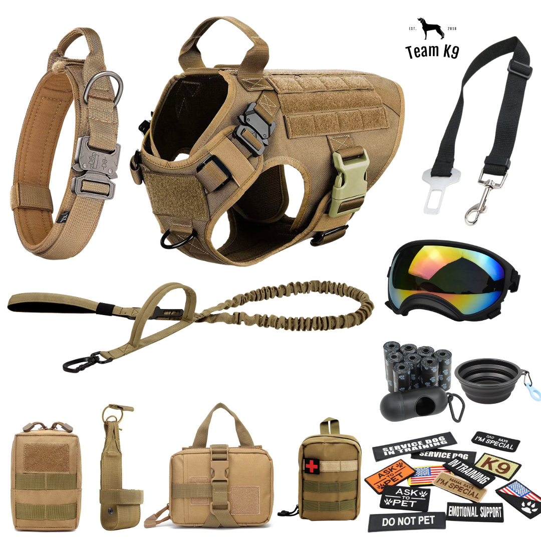 Durable Dog Vest Harness With Front Clip And Back Handle