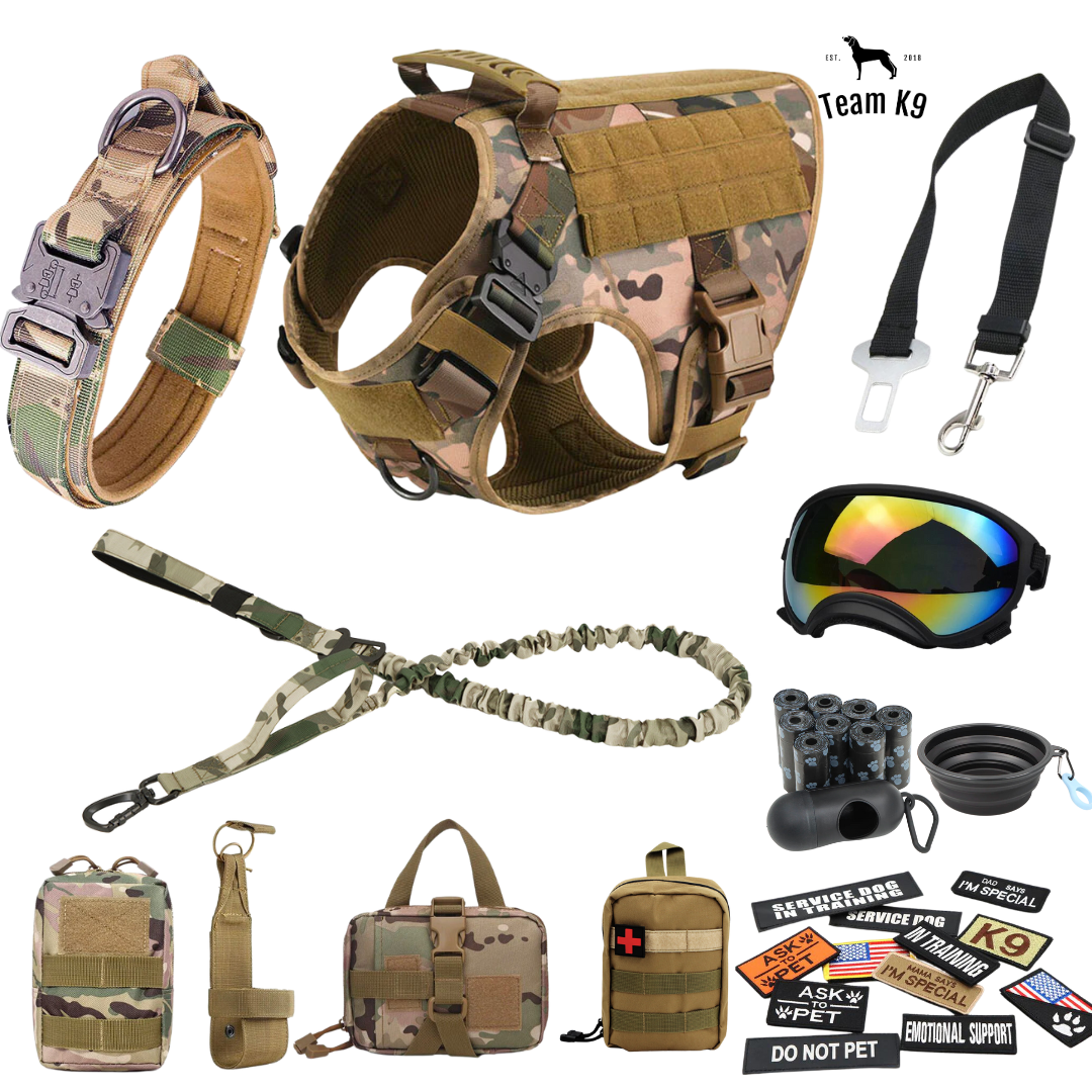 Durable Dog Vest Harness With Front Clip And Back Handle