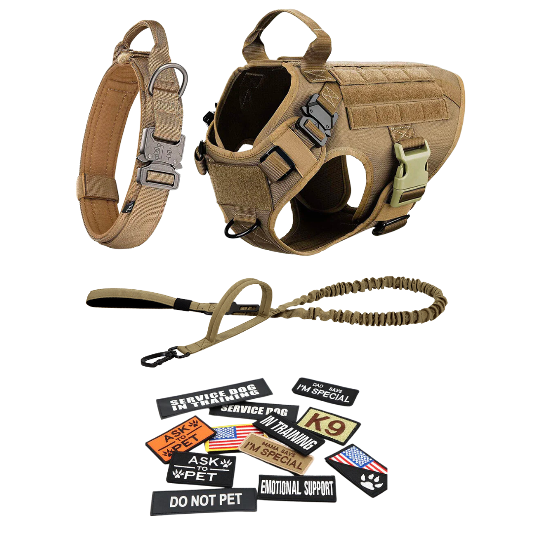 Durable Dog Vest Harness With Front Clip And Back Handle