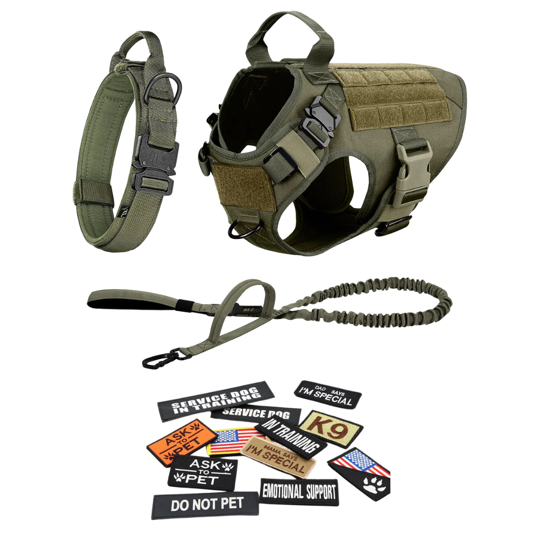 Durable Dog Vest Harness With Front Clip And Back Handle