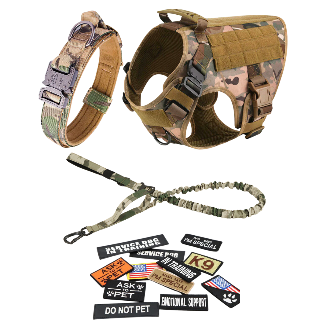 Durable Dog Vest Harness With Front Clip And Back Handle