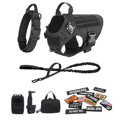 Durable Dog Vest Harness With Front Clip And Back Handle