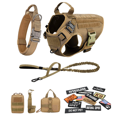 Durable Dog Vest Harness With Front Clip And Back Handle