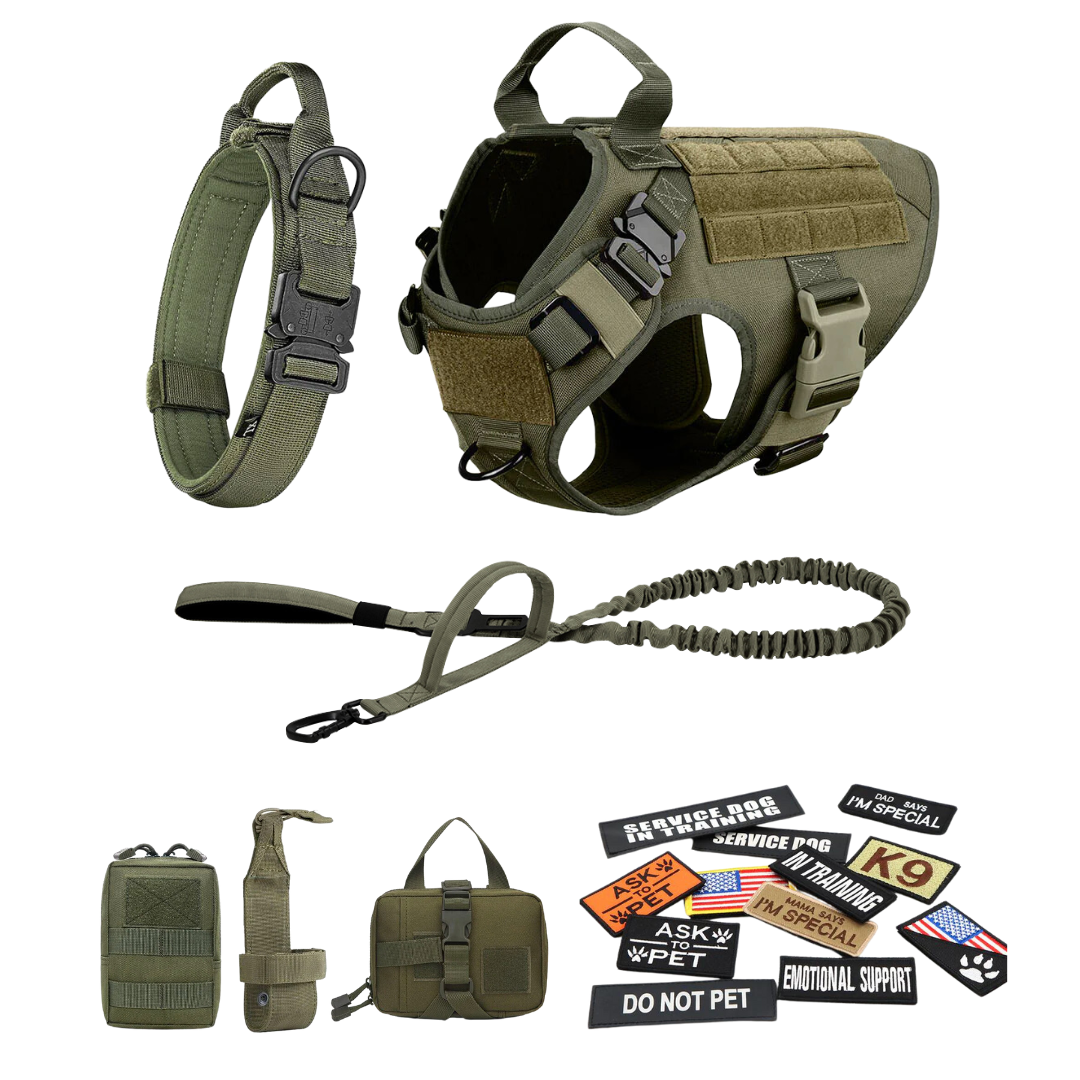 Durable Dog Vest Harness With Front Clip And Back Handle