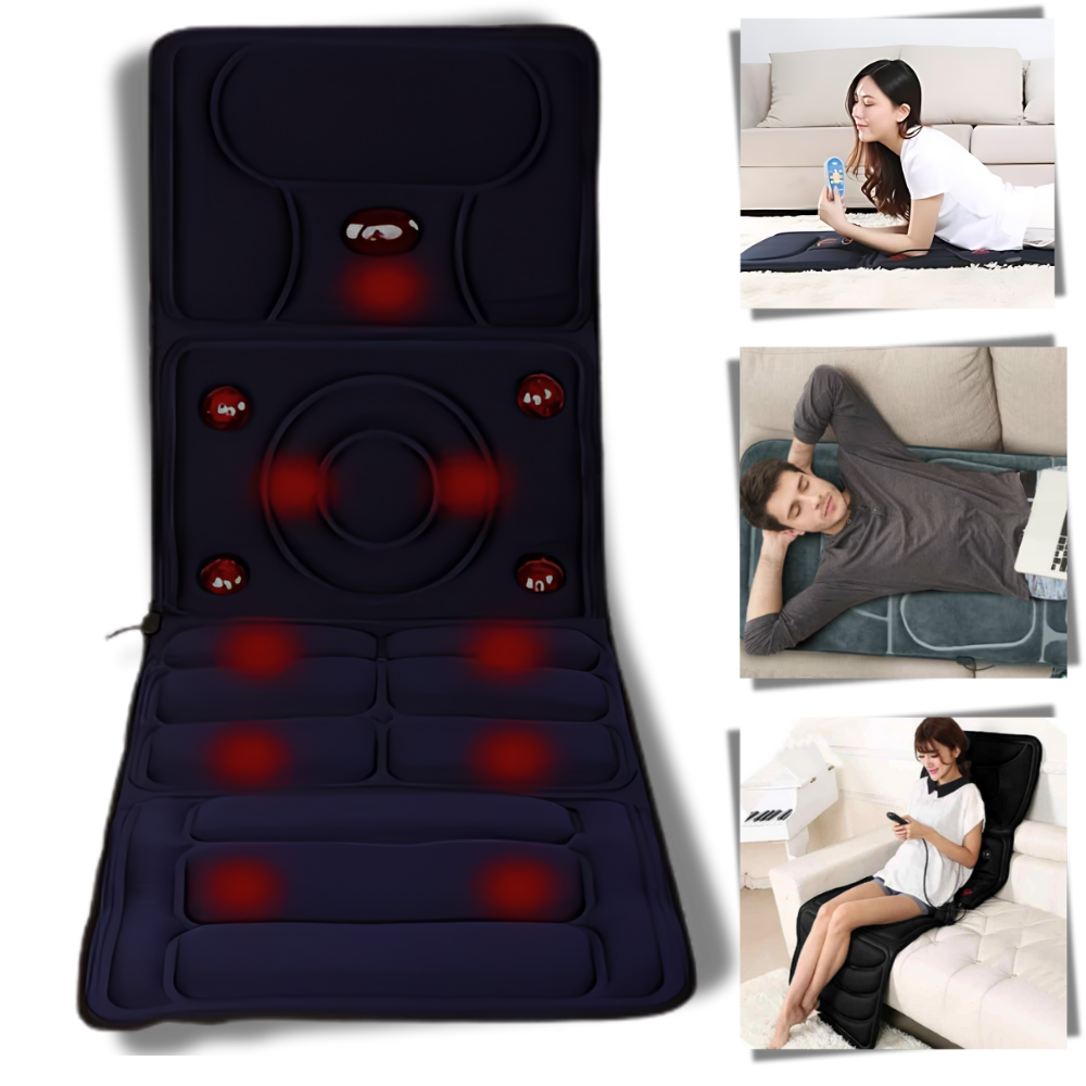 Warm Full Body Vibration Massage Mat - Luxicro