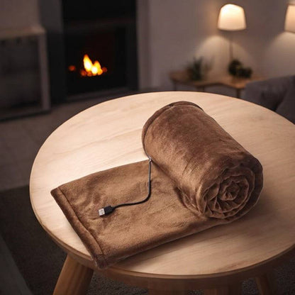 Cozy Electric Throw Blanket with Adjustable Heat Settings