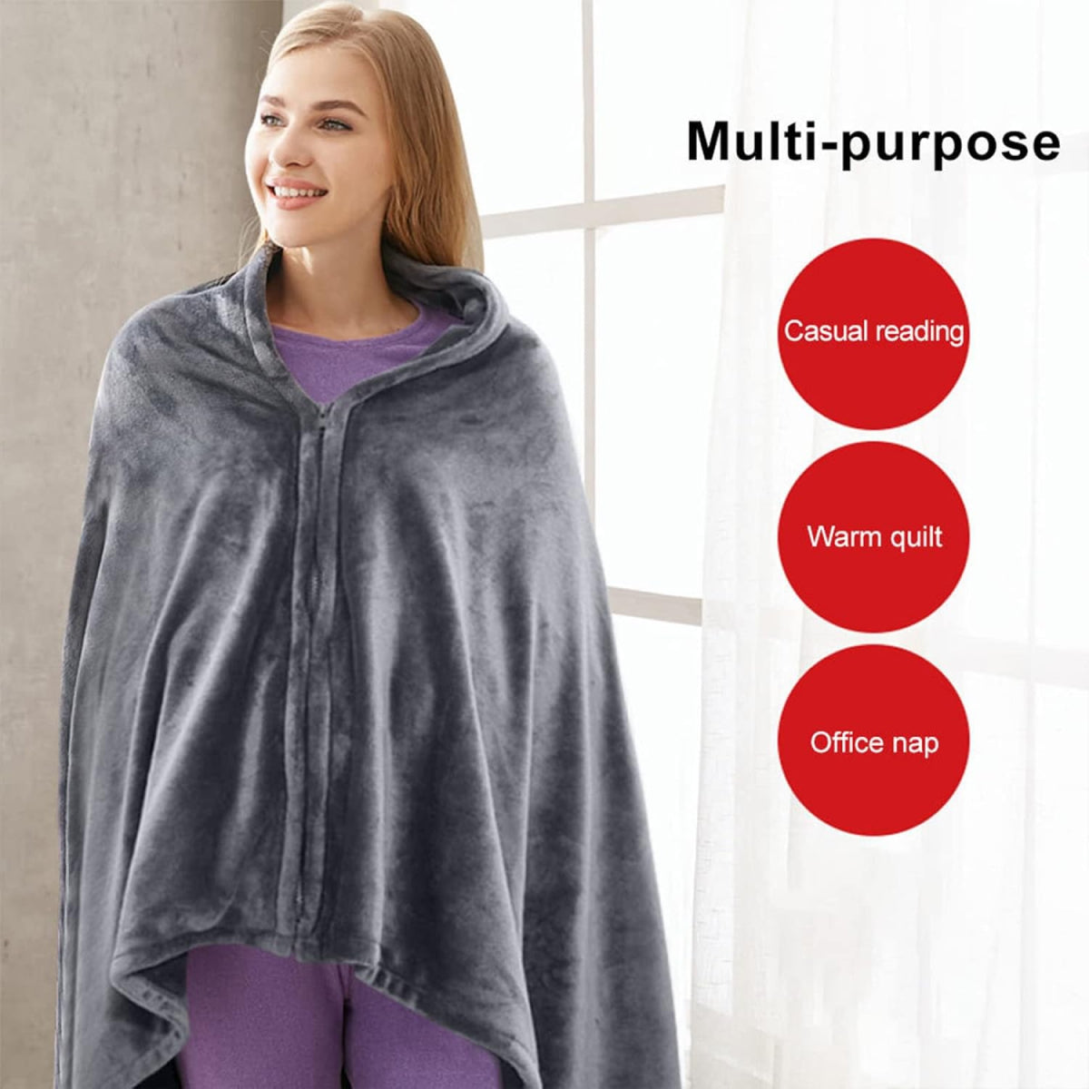 Cozy Rechargeable Heating Wrap Blanket