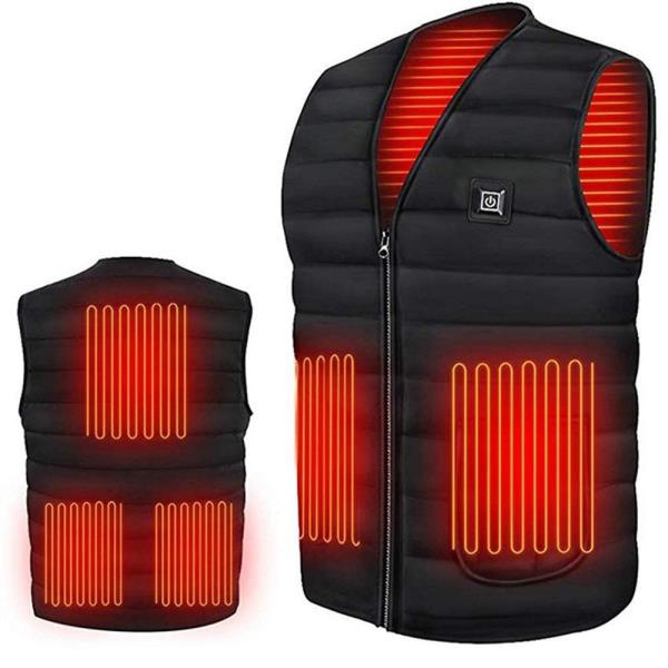 Thermal Vest with 3 Heat Settings Adjustable Warm Coat - Luxicro