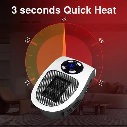 Compact Personal Space Heater with Digital Display