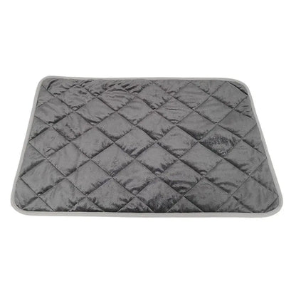 Cozy Heated Dog Bed: Warm Waterproof Pet Mat