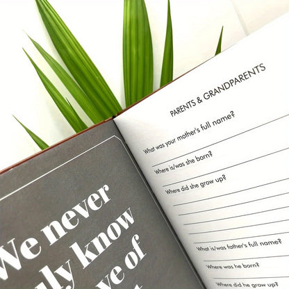 Customizable Family Tree Memory Book Journal