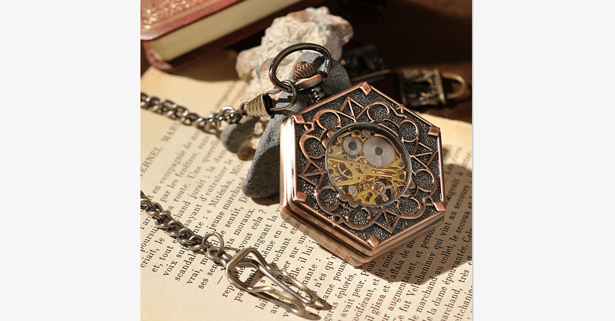 Classic Mechanical Pocket Watch - Elegant Time Tracker
