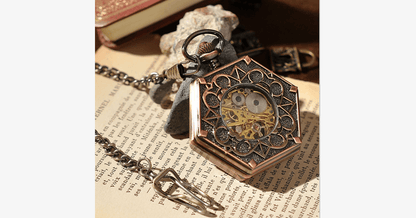 Classic Mechanical Pocket Watch - Elegant Time Tracker