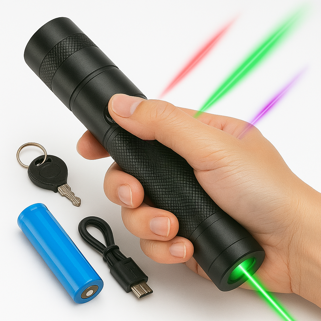 High Powered Long Distance Laser Pointer Torch