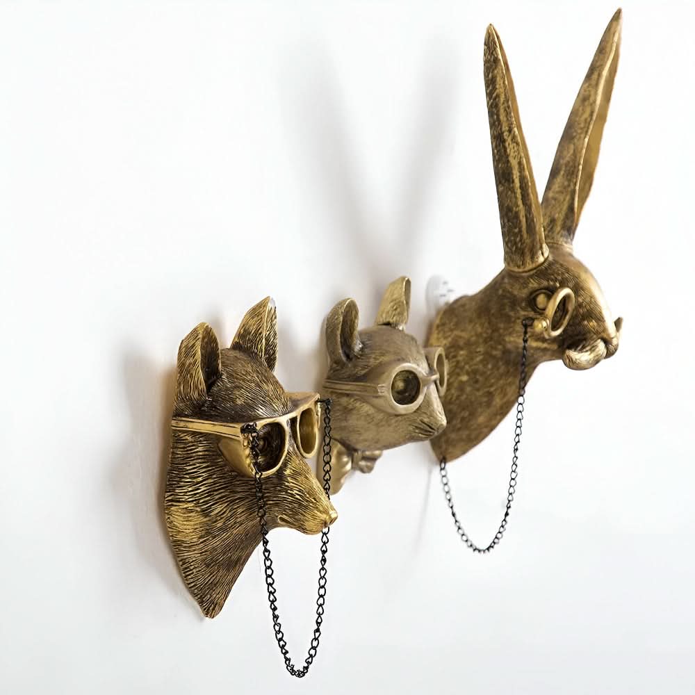 Fun Zoo Animal Wall Hook Decorations - Luxicro