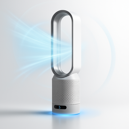 Slim Quiet Air Cleaner Tower Fan - Luxicro
