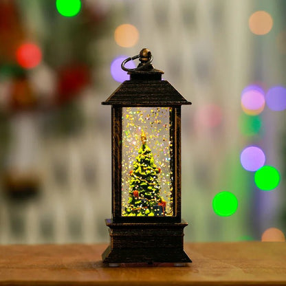 Holiday Christmas Globe Tabletop Lamp Decor - Luxicro