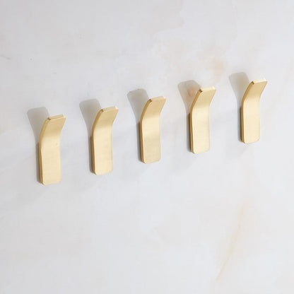 Premium Brass Wall Coat Hooks for Home - Luxicro