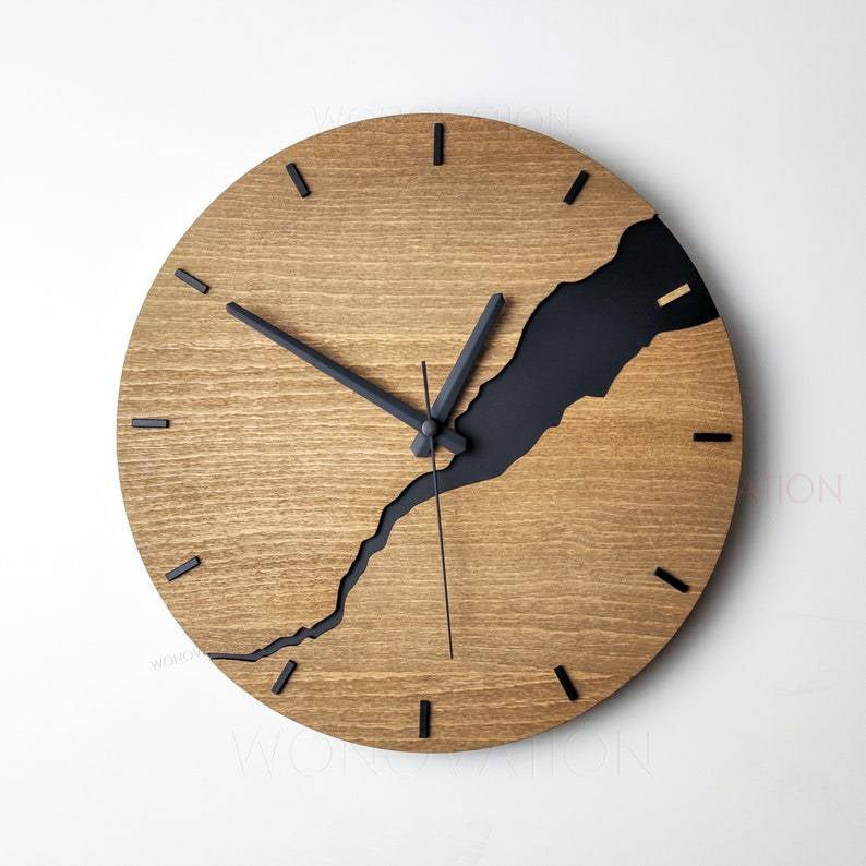 Big Wooden Decorative Wall Clock