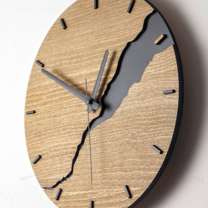 Big Wooden Decorative Wall Clock