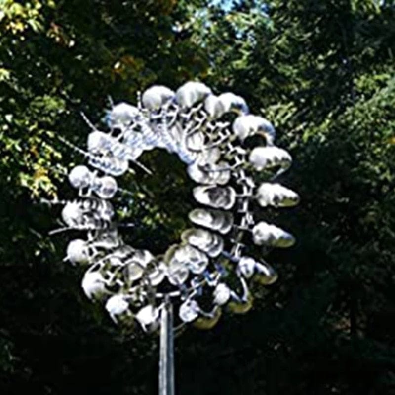 Decorative Metal Windmill Kinetic Sculpture
